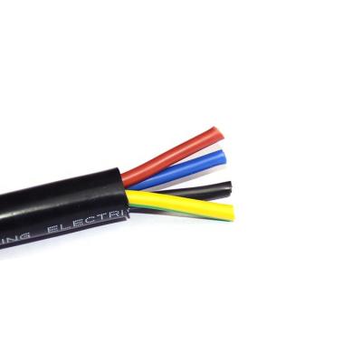 China 200 Degree Heat Resistance 4x2.5mm2 High Temperature Resistant Flexible Silicone Insulated Power Cable for sale