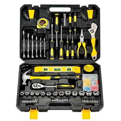 China PE ROHS 108 Pieces Home Use Tools Kit Home Tool Maintenance Hardware Box Set Kit for sale