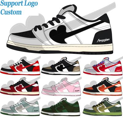 China 2021 Fashion Trend Verifile Top Supplier Brand Lightweight High Low Cut Size SB OEM Unisex Sneaker Big Logo Dunkes Sport Shoes Custom Made for sale