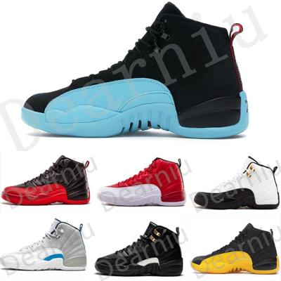 China Fashion Trend Custom 12 Generations Sneakers For Men Genuine Leather Retro Shoes 12s Running Shoes For Men for sale