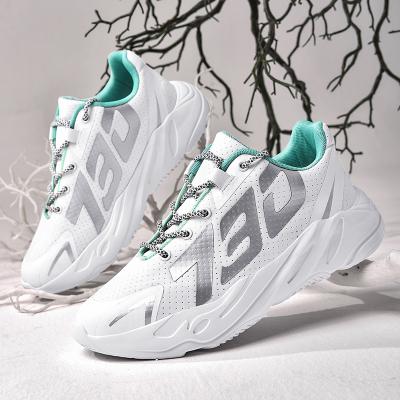 China CUSHIONING New Brand Trend Men's Series Luminous Running Shoes Cushioning Breathable Bulky Fashionable Shoes for sale