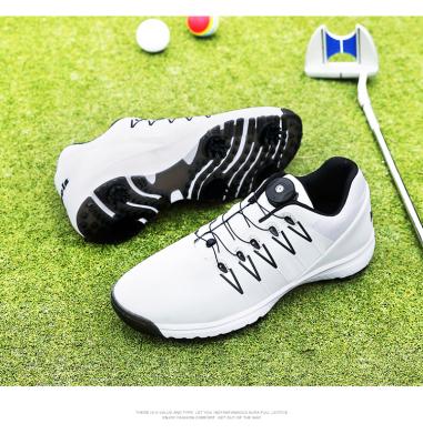 China Fashion\Comfortable High Quality Sport\Durable\Breathable\Lit Comfortable Breathable Shoe And Cushioning Leather Lit Golf Shoes For Men for sale