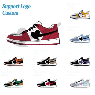 China Fashion Lightweight Custom Brand Shoes Retro Genuine Leather Chicago Designer Sports Shoes Basketball Shoes For Men for sale