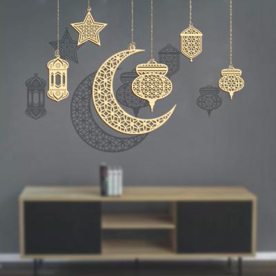 China Custom Craft Decorations Eid Ramadan Ornaments Muslim Home Decoration Ramadan Hanging Pendant For Home Decoration Ramadan for sale