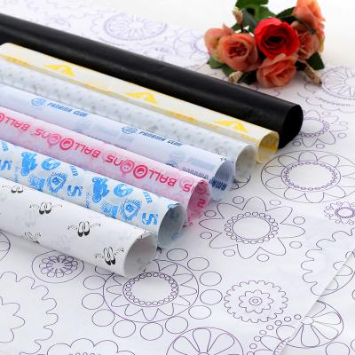 China Recycled Materials Logo Flower Gift Wrapping Paper Custom Stain Printed Clothes Tissue Paper for sale