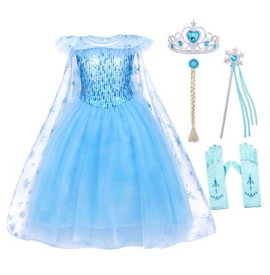 China Polyester Hanyiyu girl's birthday party dress net skirt costume Cosplay costume kids clothing girls for sale