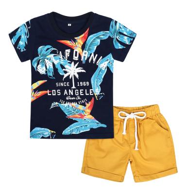 China Summer casual fashion attractive price factory supply boys boutique clothing children's clothing summer for sale