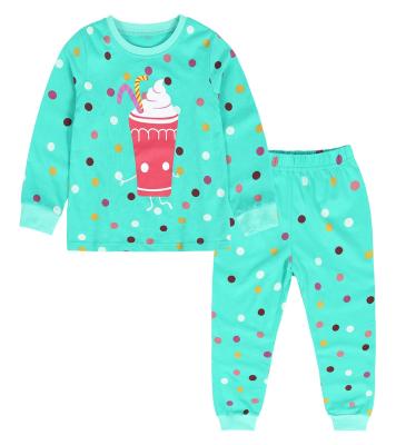 China Hanyiyu Shenzhen New Children's Cotton Breathable Suit For Girls Home Wear Kids Pajamas For Lazada for sale