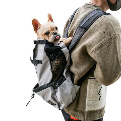 China Hot Selling Viable Easy Fit Adjustable Dog Hiking Outdoor Backpack Dog Carrier Bag Travel XL Dog Carrier Backpack for sale