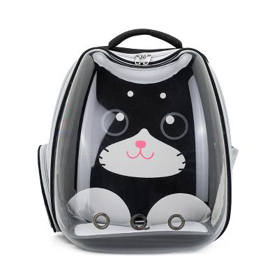 China Wholesale Price Viable Transparent Capsule Shaped Portable Pet Carrier Backpack Breathable Pet Space Backpack for sale