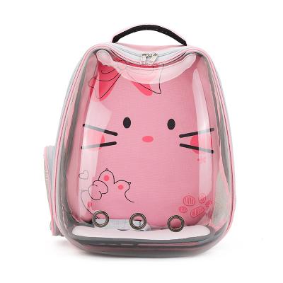 China Hot Sale Viable Space Transparent Capsule Shaped Breathable Pet Carrier Backpack For Cat Outside Portable Dog Carry Pet Travel Backpack for sale