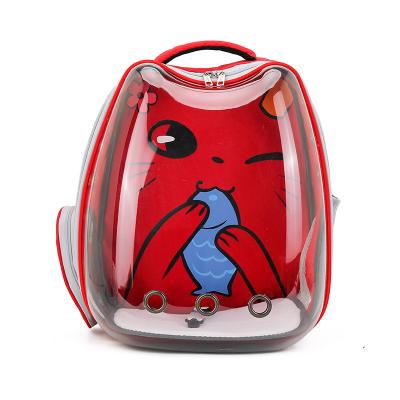 China Viable High Quality 2022 Transparent Space Capsule Shaped Breathable Pet Carrier Backpack For Cat Portable Carry Pet Travel Backpack for sale