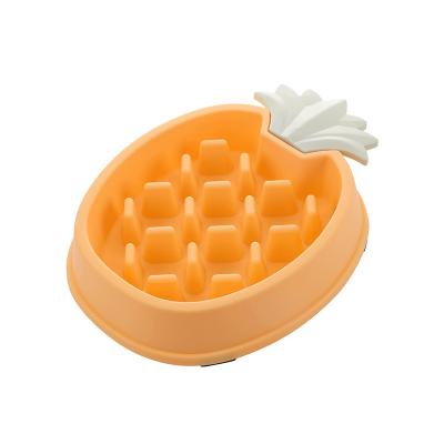 China New Sustainable Dog Bowl Hot Sale Eco-friendly Slow Food Dog Bowl Anti Clogging Eco-friendly Plastic Pet Food Bowl for sale