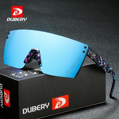 China Fashion DUBERY sunglasses mine rose trending viper sunglasses 2022 popular sports driving men's green sunglasses sport sunglasses D809 for sale