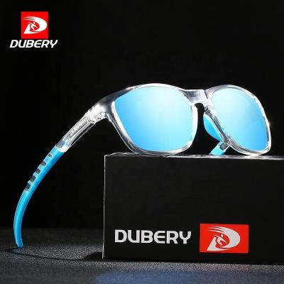 China fashion sunglasses DUBERY OFFICIAL tr90 sunglasses with logo branding famous brands with box men's polarized sunglasses d202 for sale