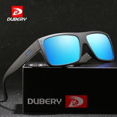 China DUBERY Sports Sunglasses Wholesale Polarized Royal Blue Sunglasses Men UV400 Protection Sports Shape To 2022 Style Mens Male Sunglasses D911 for sale