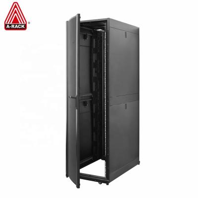 China Modular Design with Welded Frames 42U Rack Server Cabinet Network Cabinet with Cable Management for sale