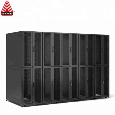 China Modular Design with Welded Frames SPCC 19inch Perforated Server Rack Door for Colo Rack 42U with combination lock/E-lock for sale