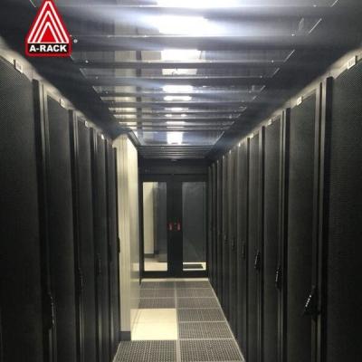 China Modular design with welded frames /Hot aisle restraint professional cold solution manufacturer for computer room compatible with server racks in all dimensions for sale