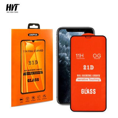 China Ultra-thin 21d Cell Phone Tempered Glass Screen Protector For Samsung Galaxy for sale