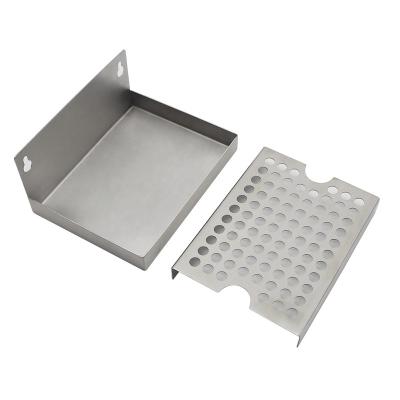 China Sustainable Wholesale 304 Stainless Steel Wall Mount Drip Tray for sale