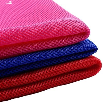 China Anti Pill Hongrun Fabric Blend Polyester Mesh Fabric For Mattress Customized Quick Dry Mesh Fabric for sale