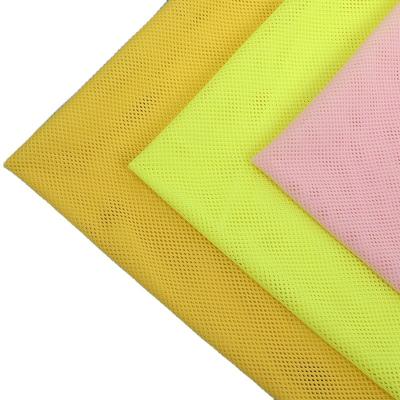 China Fashion Sportswear Mosquito Net Tent Diamond Flame Retardant Treatment Custom Mesh Fabric for sale