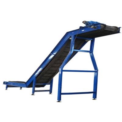 China High Quality Heat Resistant Conveyor Belt Discharge Conveyor For Paaging Machine Customized Hopper And Discharge Chute Inclined Belt Conveyor for sale