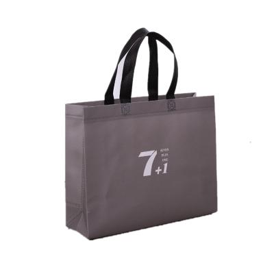 China Eco Friendly Durable Foldable Non Woven Shopping Bag Tote Bags With Custom Printed Logo for sale