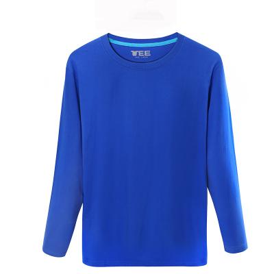 China Wholesale Team Gift Promotion Customize Blank Anti-pilling Long Sleeve O-neck Soft And Comfortable T-shirt for sale