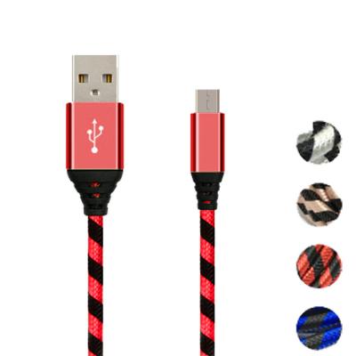 China Promotional speed wholesales fast charging basics braided usb cable android usb cable portable phone micro usb fast charging cable for sale