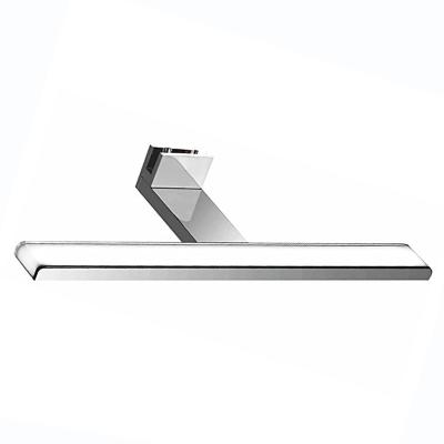 China Modern ABS Housing 300mm 600mm Metal Frame Chrome Cabinet LED Bathroom Mirror Light Makeup Table Light for sale