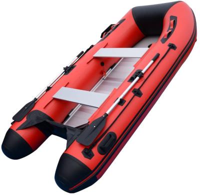 China Warter Sports 10ft Inflatable Boat Dinghy Inflatable Yacht Fishing Pontoon Tender Boats Sports Inflatable Boat Rafting Floating Boat for sale