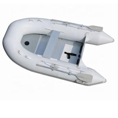 China Warter Sports Inflatable Boat Pontoon Dinghy Raft Boat With Aluminum Floor for sale