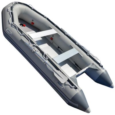 China Warter Sports 14.1ft Sports Pontoon Inflatable Boat 4.3m Guided Supply Cheap Rubber Boat Factory Supply for sale