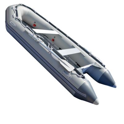 China Warter sports 4.3m PVC hypalon inflatable sport lifeboat dinghy with aluminum floor for sale