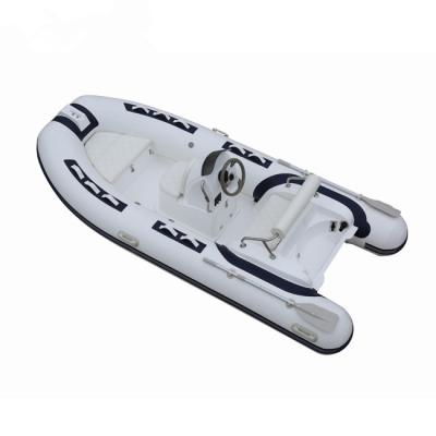 China European Style Fiberglass RIB390C Inflatable Fiberglass Hull For Sale Rowing Boat for sale