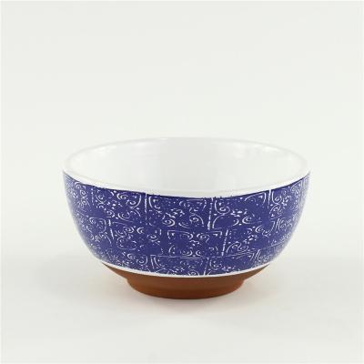 China Viable Terracotta Bowls Microwave Oven Safe Ceramic Soup Pasta Heat Resistant Durable Cereal Bowls for sale