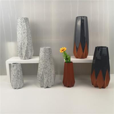 China Eco-Friendly Unique Custom Home Luxury Flower Decoration Design Ceramic Vase Tabletop for Centerpiece Flowers for sale