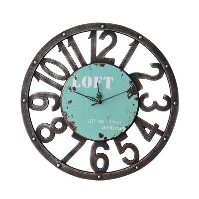 China Frameless Calendars MDF Wall Clock For Cafe Decoration for sale