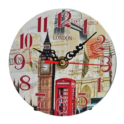 China Calendars Wholesale Frameless DIY Clock Promotion Gifts Wall Clock for Home Decoration for sale