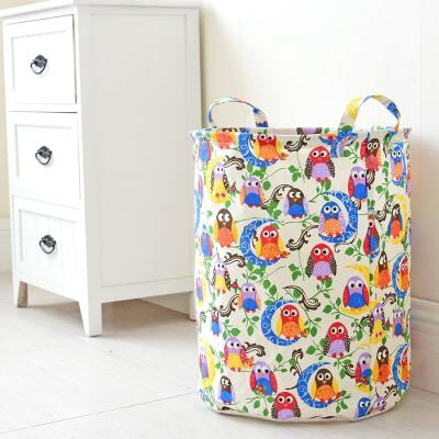 China Country Cloth Laundry Bag for Kid Laundry Basket Storage Basket Storage Bag Folding Foldable Laundry Basket for sale