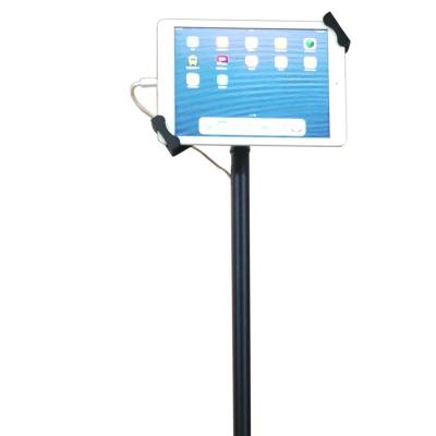 China Universal Security Anti-theft Display Tablet Security Floor Stand with Lock Holder for 7 to 13 Inch Tablet Metal Stand Height Adjusted for sale