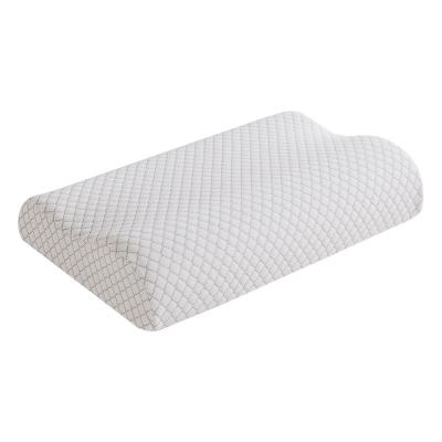 China Anti-static Cervical Pillow For Neck Pain Relief Solid Color Memory Foam Polyester Pillow for sale