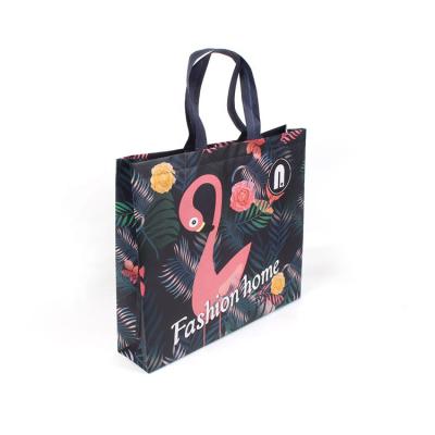 China Durable High Quality Nonwoven Handle Bag Reusable Laminated Nonwoven Shopping Bag for sale