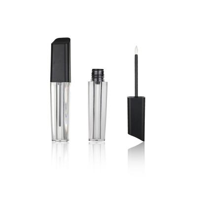 China Square Cosmetic Cosmetic Clear Bottle Empty Eyeliner Packaging Popular Liquid Eyeliner Tube Eyeliner Container for sale