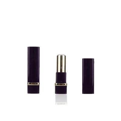 China Empty Plastic Matte Lipstick Packaging Square Lipstick Case Black Lipstick Tube Lipstick Packaging Tube Wholesale Luxury Matte Container for sale