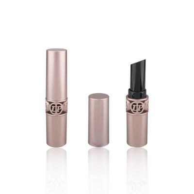 China High Quality Free Samples Luxury Cosmetic Rose Gold Matte Lipstick Tube Empty Lipstick Packaging Container for sale