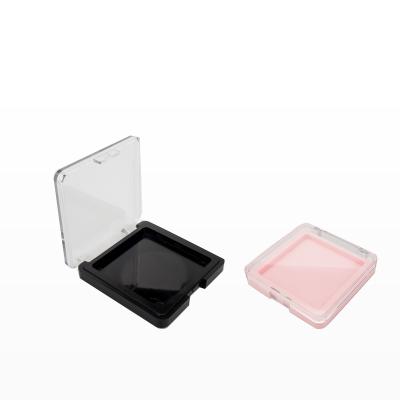 China One Color Recyclable Wholesale Plastic Empty Eyeshadow Palette Private Label Highlighter Bar Palette Case for sale