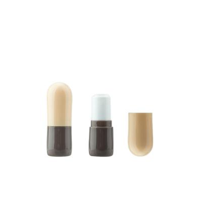 China Plastic Cute Mini Lip Balm Tubes Lip Balm Packaging Lip Balm Stick Container Custom Round Cosmetic Cosmetics for sale